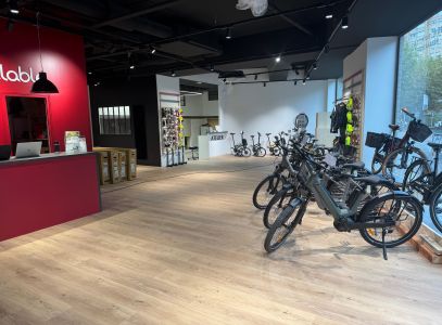 Intérieur magasin de vélos Montreuil