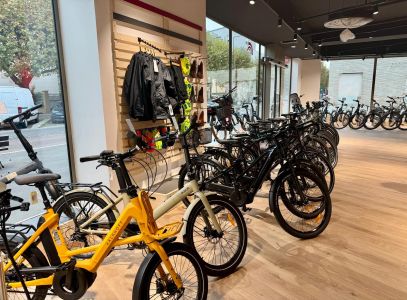 Intérieur magasin de vélos Montreuil